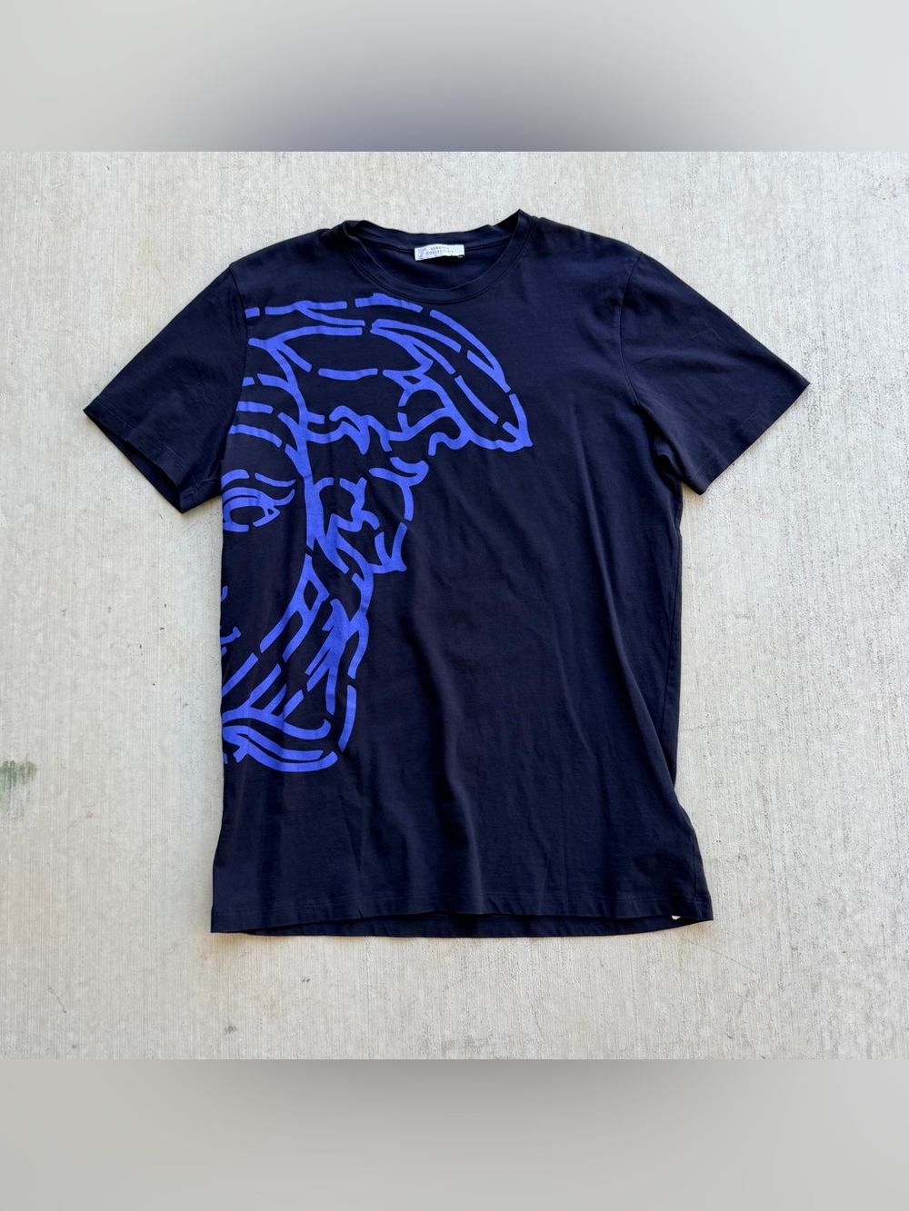 Versace Collection T Shirt Men Size Medium Medusa Graphic Logo Slim Fit